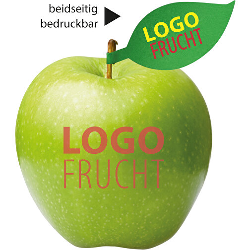 LogoFruit Apple Green - malina + lisc jabloni, Obraz 1