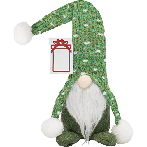 Weihnachts-Wichtel FRANZ , grün, Polyester / Polypropylen, 28,00cm (Länge), Bild 5