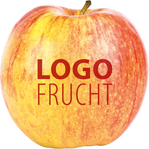 LogoFrucht Apfel Rot - Strawberry , rot, 7,50cm (Höhe), Bild 1