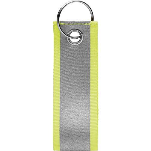 Reflekey , neon gelb, Polyester, 8,50cm x 3,00cm (Länge x Breite), Bild 2