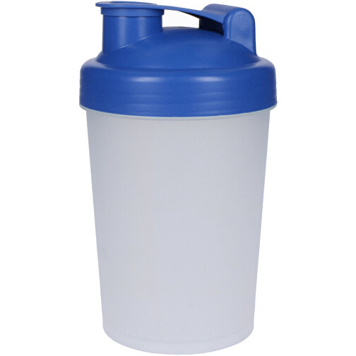 Shaker 'Protein', 0,40 L , Transluzent/standard-blau PP, Kunststoff, 16,00cm (Höhe), Bild 1