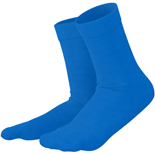 Adam - Die Premium Business Socke , kobaltblau, 85% Natur Baumwolle, 12% regeniertes umwelftreundliches Polyamid, 3% Elastan, 36,00cm x 0,40cm x 8,00cm (Länge x Höhe x Breite), Bild 1