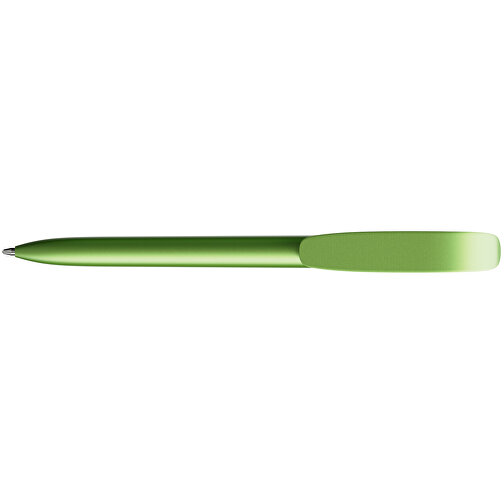 BIC® Super Clip Glacé Siebdruck , BiC, grünes glacé, Kunststoff, 14,40cm x 1,20cm (Länge x Breite), Bild 3