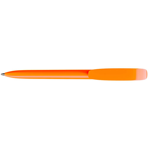 BIC® Super Clip Kugelschreiber Siebdruck , BiC, säureorange, Kunststoff, 14,40cm x 1,20cm (Länge x Breite), Bild 3