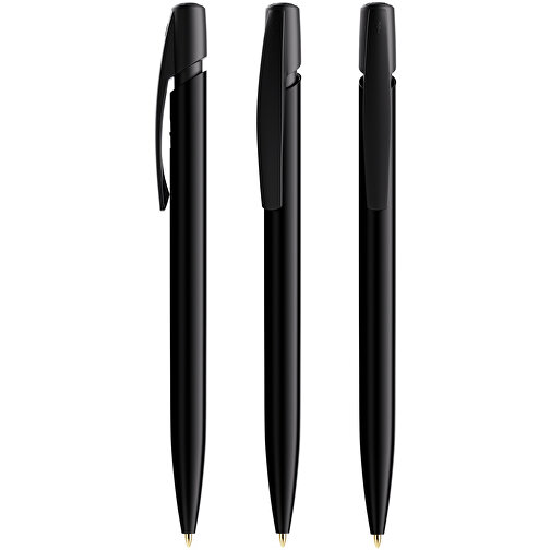 BIC® Media Clic Kugelschreiber Siebdruck , BiC, schwarz, Kunststoff, 14,70cm x 1,30cm (Länge x Breite), Bild 4