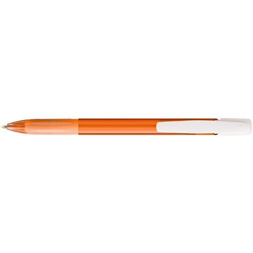 BIC® Media Clic Grip Kugelschreiber , BiC, gefrostetes orange/gefrostetes weiß, Kunststoff, 14,70cm x 1,30cm (Länge x Breite), Bild 3