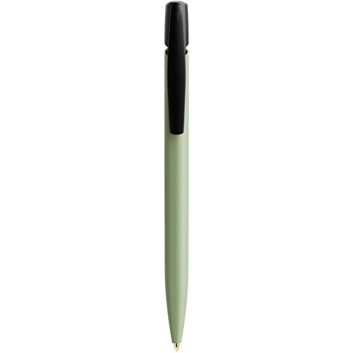 BIC® Media Clic BIO Based Ballpen Siebdruck , BiC, schwarz/grün, Nachhaltig, 14,70cm x 1,30cm (Länge x Breite), Bild 1