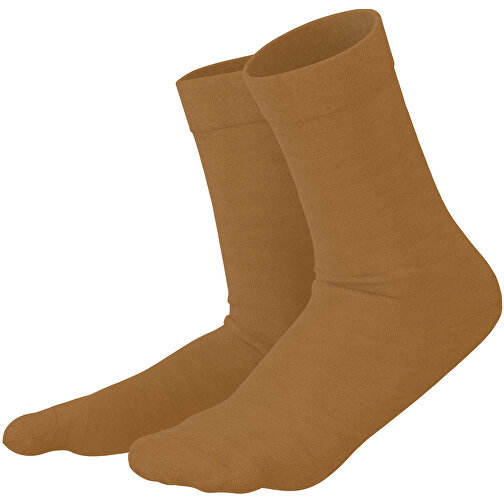 Adam - Die Premium Business Socke , erdbraun, 85% Natur Baumwolle, 12% regeniertes umwelftreundliches Polyamid, 3% Elastan, 36,00cm x 0,40cm x 8,00cm (Länge x Höhe x Breite), Bild 1