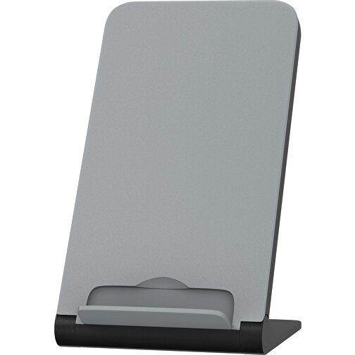 WirelessView - Der Klapp-Ständer Mit Kabellosem Ladegerät , silber / schwarz, Kunststoff, 13,60cm x 1,30cm x 7,30cm (Länge x Höhe x Breite), Bild 2