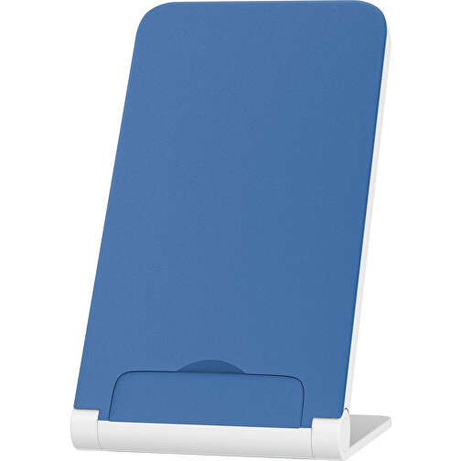 WirelessView - Der Klapp-Ständer Mit Kabellosem Ladegerät , dunkelblau / weiß, Kunststoff, 13,60cm x 1,30cm x 7,30cm (Länge x Höhe x Breite), Bild 1