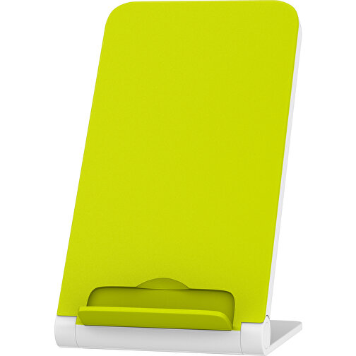 WirelessView - Der Klapp-Ständer Mit Kabellosem Ladegerät , hellgrün / weiß, Kunststoff, 13,60cm x 1,30cm x 7,30cm (Länge x Höhe x Breite), Bild 2