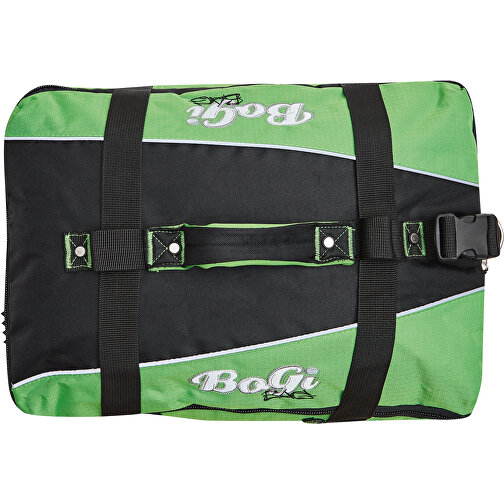 Trolley-Reisetasche BoGi S , grün, schwarz, 600D Polyester / Rib Stop, 48,00cm x 25,00cm x 34,00cm (Länge x Höhe x Breite), Bild 6