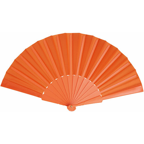 Faltbarer Fächer COOL RPET , orange, Kunststoff / Polyester, 41,00cm x 22,00cm (Länge x Breite), Bild 8