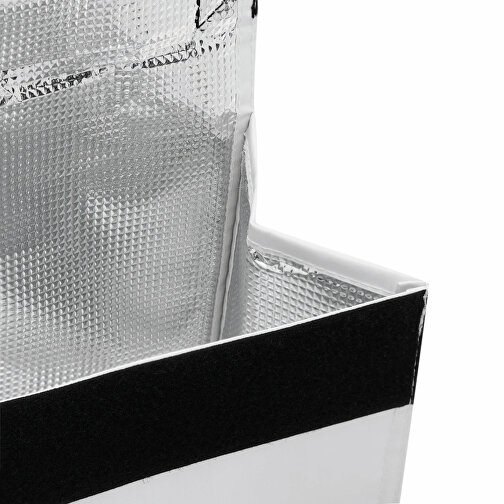 Kühltasche KODIAK , weiß, 420D Polyester / PVC, 20,50cm x 25,00cm x 14,00cm (Länge x Höhe x Breite), Bild 6