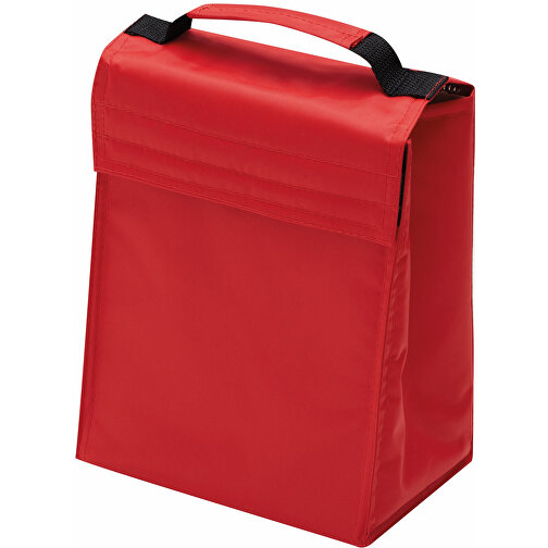 Kühltasche KODIAK , rot, 420D Polyester / PVC, 20,50cm x 25,00cm x 14,00cm (Länge x Höhe x Breite), Bild 1