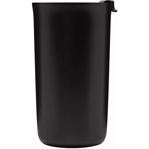 Vakuum-Isolierbecher NOBLE , schwarz, Edelstahl / PP / Silikon, 16,70cm (Länge), Bild 3
