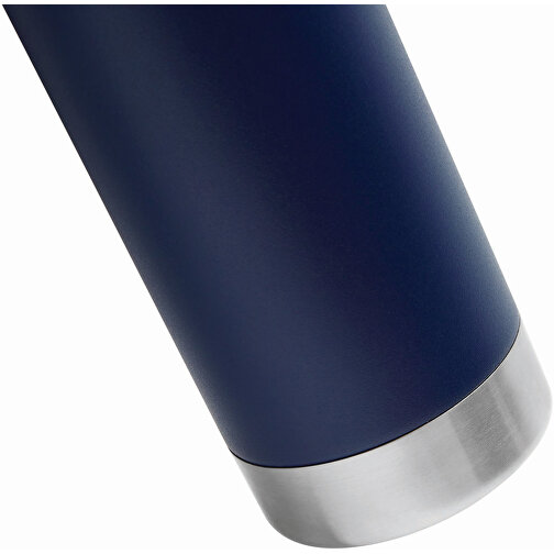 Vakuum-Trinkflasche RICH FLAVOUR , marineblau, Edelstahl / PP / Silikon, 25,30cm (Länge), Bild 6