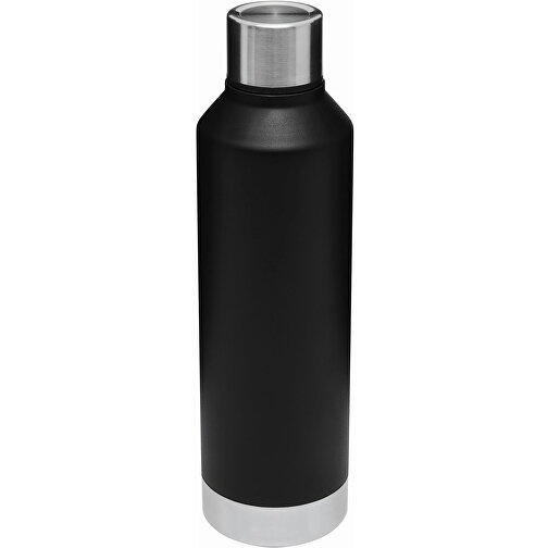 Vakuum-Trinkflasche RICH FLAVOUR , schwarz, Edelstahl / PP / Silikon, 25,30cm (Länge), Bild 1