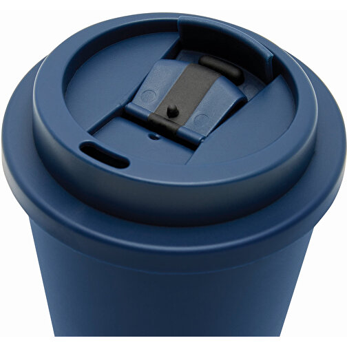 Isolierbecher RE-USE , marineblau, PP / Silikon, 14,00cm (Länge), Bild 5