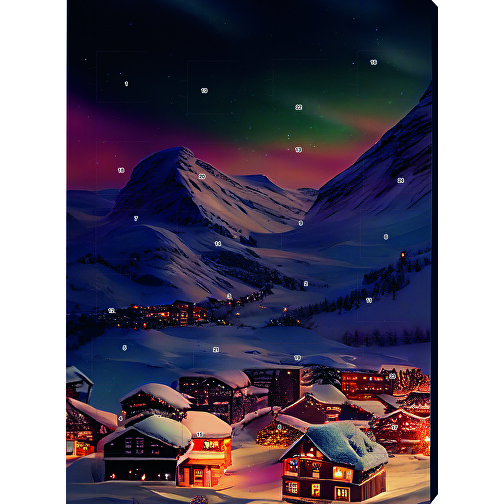 Classic Wand Adventskalender Hochformat, Individuelle Motive , Friedel, Vollkartonhülle, Hochformat, weiss, 1,00cm x 34,50cm x 24,40cm (Länge x Höhe x Breite), Bild 1