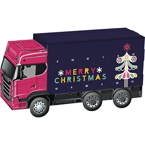 Calendrier de l\'Avent Camion Napolitain en papier parcheminé, Image 1