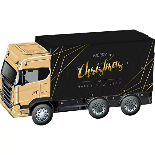 Calendrier de l\'Avent Camion Napolitain en papier parcheminé, Image 1