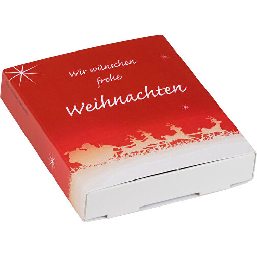 Backförmchen Premium-Box - Xmas - Elch + Stern , Papier, Edelstahl, 8,10cm x 1,50cm x 9,20cm (Länge x Höhe x Breite), Bild 2