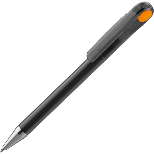 Prodir DS1 TFS Twist Kugelschreiber , Prodir, schwarz gefrostet / orange, Kunststoff/Metall, 14,10cm x 1,40cm (Länge x Breite), Bild 1