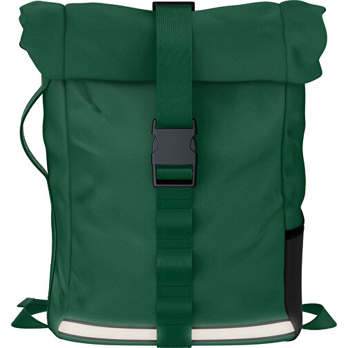 Rolltop Rucksack Comfort , dunkelgrün, Sublimation-fabric 240g - Polyester (PU), 29,50cm x 58,00cm x 16,00cm (Länge x Höhe x Breite), Bild 1