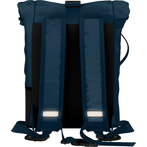 Rolltop Rucksack Comfort , navyblau, Sublimation-fabric 200g - Polyester (PU), 29,50cm x 13,00cm x 33,00cm (Länge x Höhe x Breite), Bild 2