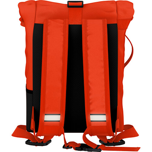 Rolltop Rucksack Comfort , orange, Sublimation-fabric 200g - Polyester (PU), 29,50cm x 13,00cm x 33,00cm (Länge x Höhe x Breite), Bild 2