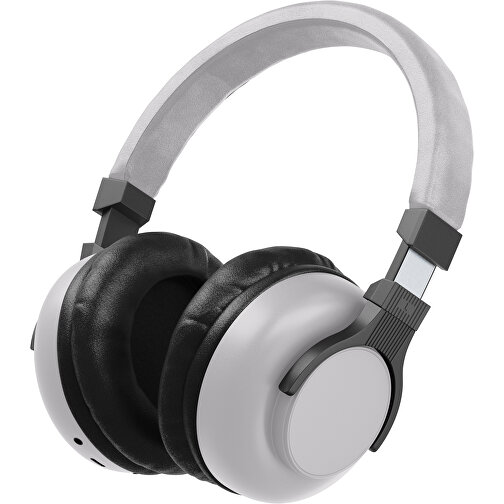 Bluetooth-ANC-Kopfhörer SilentHarmony Inkl. Individualisierung , hellgrau / schwarz, Kunststoff, 20,00cm x 10,00cm x 17,00cm (Länge x Höhe x Breite), Bild 1