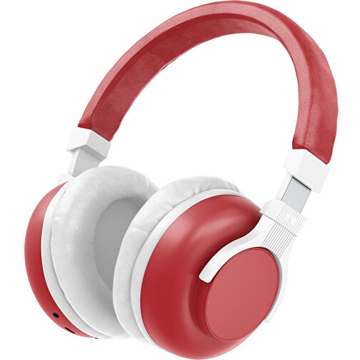 Bluetooth-ANC-Kopfhörer SilentHarmony Inkl. Individualisierung , weinrot / weiß, Kunststoff, 20,00cm x 10,00cm x 17,00cm (Länge x Höhe x Breite), Bild 1