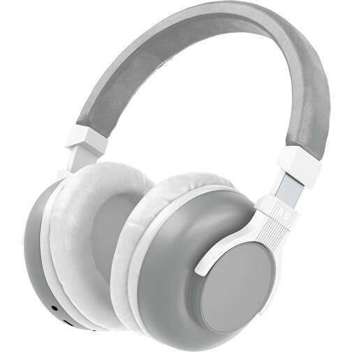 Bluetooth-ANC-Kopfhörer SilentHarmony Inkl. Individualisierung , grau / weiß, Kunststoff, 20,00cm x 10,00cm x 17,00cm (Länge x Höhe x Breite), Bild 1