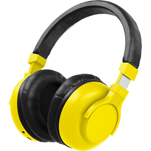 Bluetooth-ANC-Kopfhörer SilentHarmony Inkl. Individualisierung , gelb / schwarz, Kunststoff, 20,00cm x 10,00cm x 17,00cm (Länge x Höhe x Breite), Bild 1