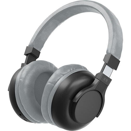 Bluetooth-ANC-Kopfhörer SilentHarmony Inkl. Individualisierung , schwarz / silber, Kunststoff, 20,00cm x 10,00cm x 17,00cm (Länge x Höhe x Breite), Bild 1
