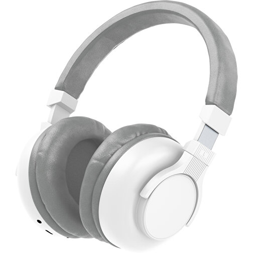 Bluetooth-ANC-Kopfhörer SilentHarmony Inkl. Individualisierung , weiß / grau, Kunststoff, 20,00cm x 10,00cm x 17,00cm (Länge x Höhe x Breite), Bild 1