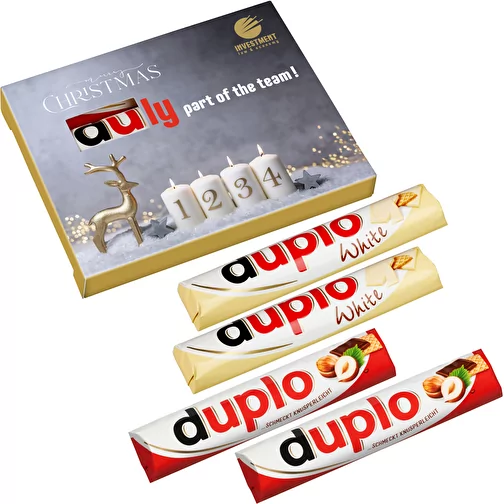 4-pak advents-Duplo med 2 x Duplo classic + 2 x Duplo hvid, Billede 1