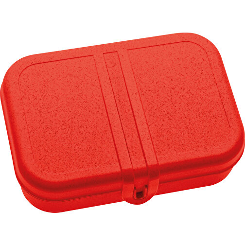 PASCAL L Lunchbox , Koziol, nature red, Organic Bio-Circular, 23,20cm x 6,20cm x 16,60cm (Länge x Höhe x Breite), Bild 1