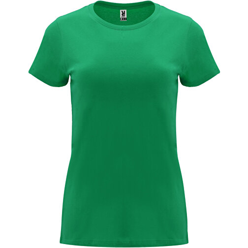 Capri T-Shirt Für Damen , kelly green, Single jersey Strick 100% Baumwolle, 170 g/m2, XL, , Bild 1
