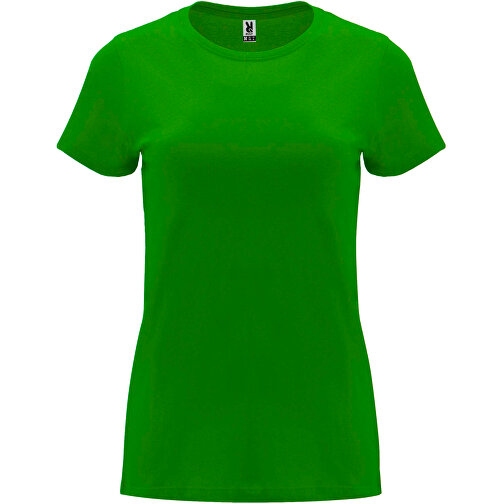 Capri T-Shirt Für Damen , grass green, Single jersey Strick 100% Baumwolle, 170 g/m2, 3XL, , Bild 2