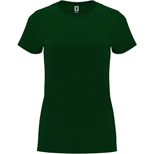 Capri T-Shirt Für Damen , dunkelgrün, Single jersey Strick 100% Baumwolle, 170 g/m2, 2XL, , Bild 1