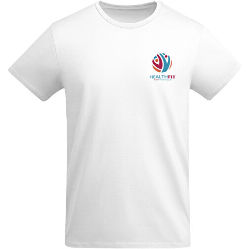 Breda T-Shirt Für Herren , weiß, Single jersey Strick 100% Bio Baumwolle, 175 g/m2, L, , Bild 2