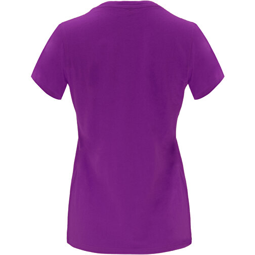 Capri T-Shirt Für Damen , lila, Single jersey Strick 100% Baumwolle, 170 g/m2, L, , Bild 3