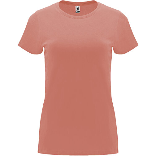 Capri T-Shirt Für Damen , clay orange, Single jersey Strick 100% Baumwolle, 170 g/m2, 3XL, , Bild 1