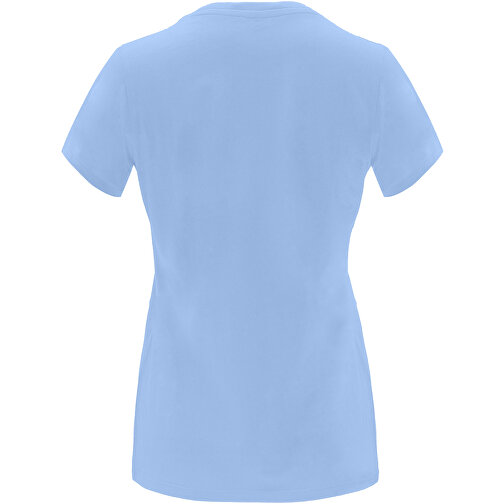 Capri T-Shirt Für Damen , himmelblau, Single jersey Strick 100% Baumwolle, 170 g/m2, L, , Bild 3