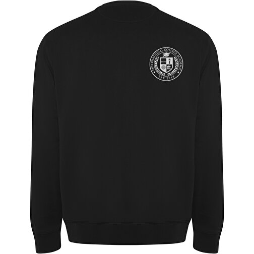 Batian Sweatshirt Mit Rundhalsausschnitt Unisex , schwarz, Strick 60% Bio Baumwolle, 40% Recyceltes Polyester, 300 g/m2, S, , Bild 2