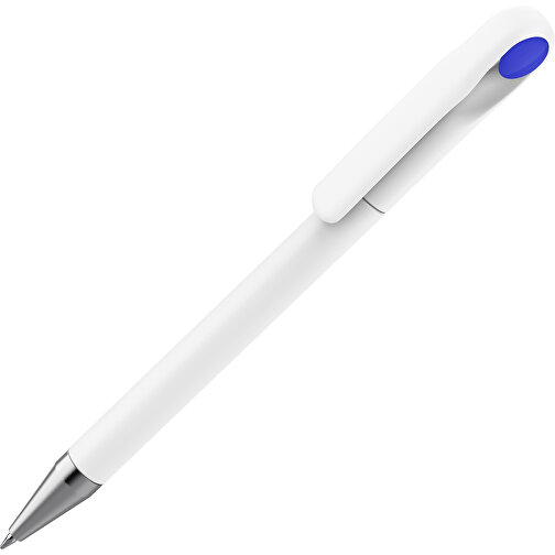 Prodir DS1 TMS Twist Kugelschreiber , Prodir, weiss / blau, Kunststoff / Metall, 14,10cm x 1,40cm (Länge x Breite), Bild 1