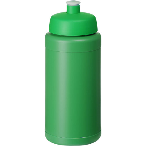 Baseline Recycelte Sportflasche, 500 Ml , Green Concept, grün, Recycelter HDPE Kunststoff, 18,50cm (Höhe), Bild 1