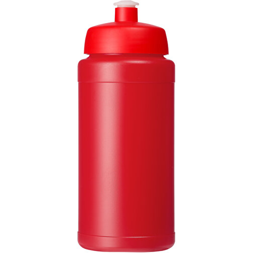 Baseline Recycelte Sportflasche, 500 Ml , Green Concept, rot, Recycelter HDPE Kunststoff, 18,50cm (Höhe), Bild 3